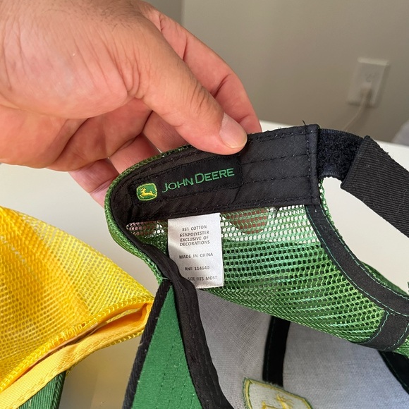 John Deere Hats X 2 - Picture 2 of 3
